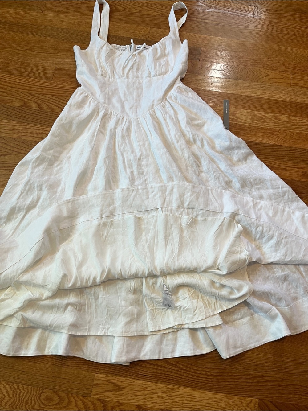 Anthropologie x Reformation Balia Linen Midi Dress Size 10 NWT - Picture 11 of 15